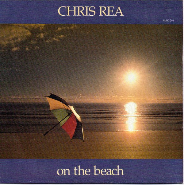 Chris Rea : On The Beach (7", Single, Pap)