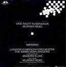 Murray Head : One Night In Bangkok (7", Single)