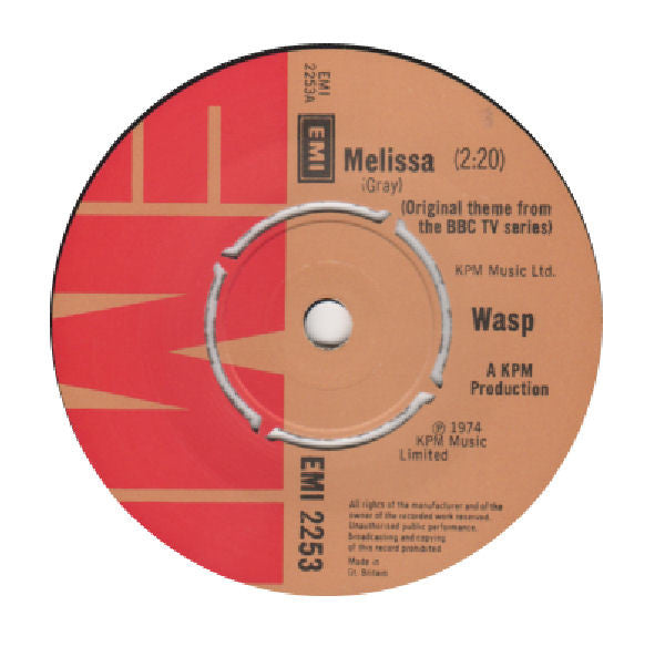 Wasp (8) : Melissa (7", Single)