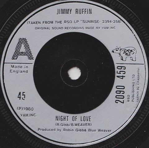 Jimmy Ruffin : Night Of Love (7", Single)