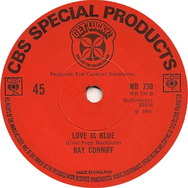 John Barry / Ray Conniff : James Bond Theme / Love Is Blue (7", Single)