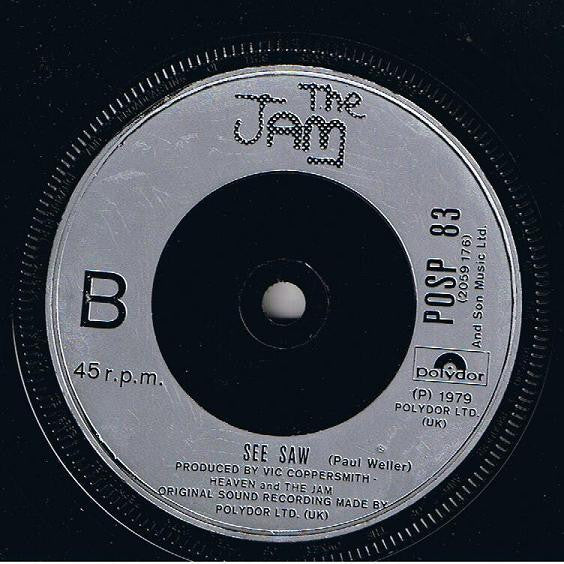 The Jam : The Eton Rifles (7", Single)