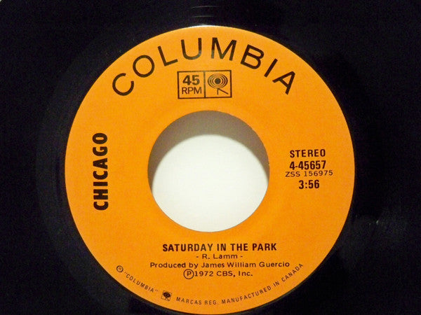 Chicago (2) : Saturday In The Park (7")