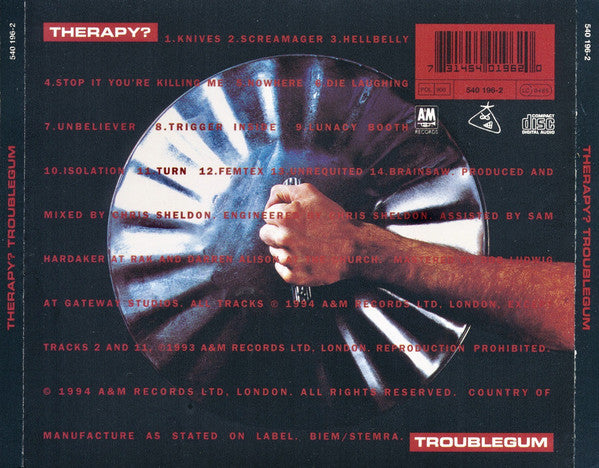 Therapy? : Troublegum (CD, Album, RP, PMD)