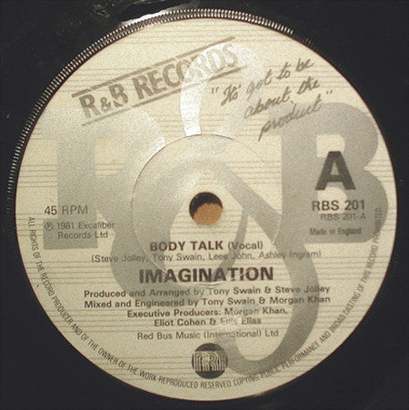 Imagination : Body Talk (7", Single)