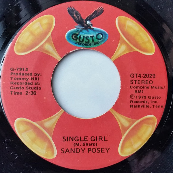 Sandy Posey : Born A Woman / Single Girl (7")