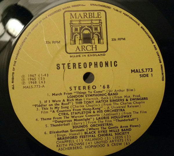 Various : Stereo '68 (LP, Comp)