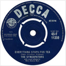 The Syncopators (2) : Everything Stops For Tea / If I Had A Talking Picture Of You (7", Single)