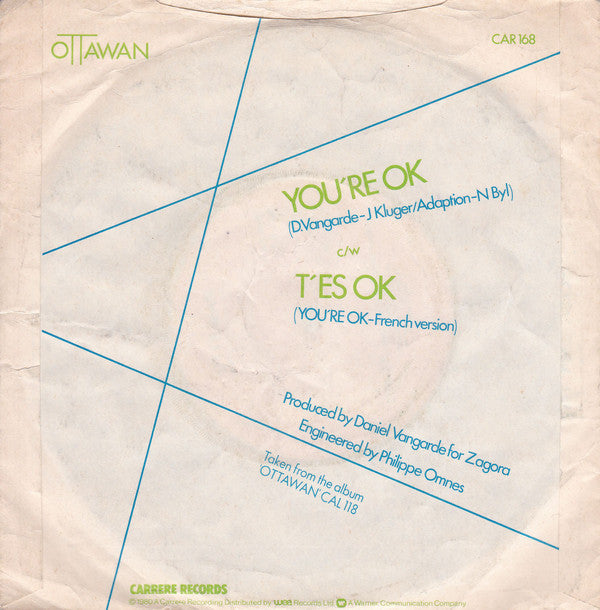 Ottawan : You're O.K. (7")