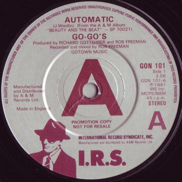 Go-Go's : Automatic (7", Single, Promo)