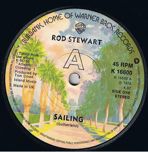 Rod Stewart : Sailing (7", Single, Sol)