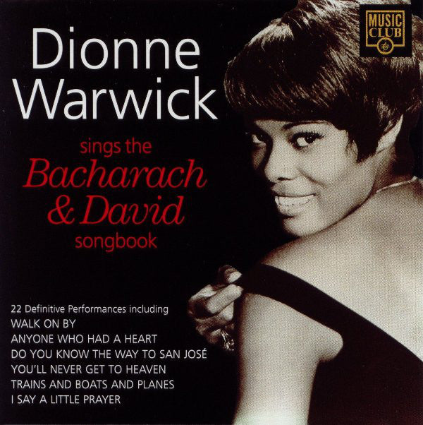 Dionne Warwick : Dionne Warwick Sings The Bacharach & David Songbook (CD, Comp)