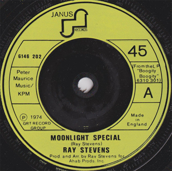 Ray Stevens : Moonlight Special (7", Single)