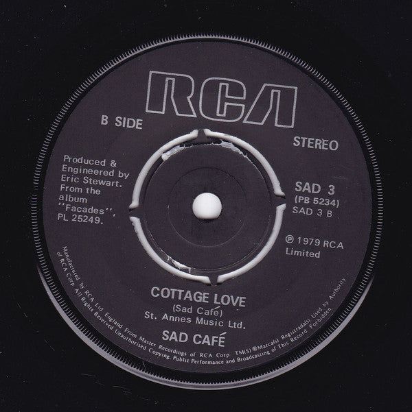 Sad Café : My Oh My (7", Single, Kno)