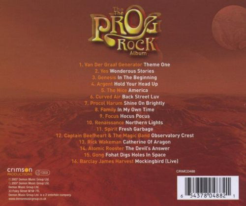 Various : The Prog Rock Album (CD, Comp)