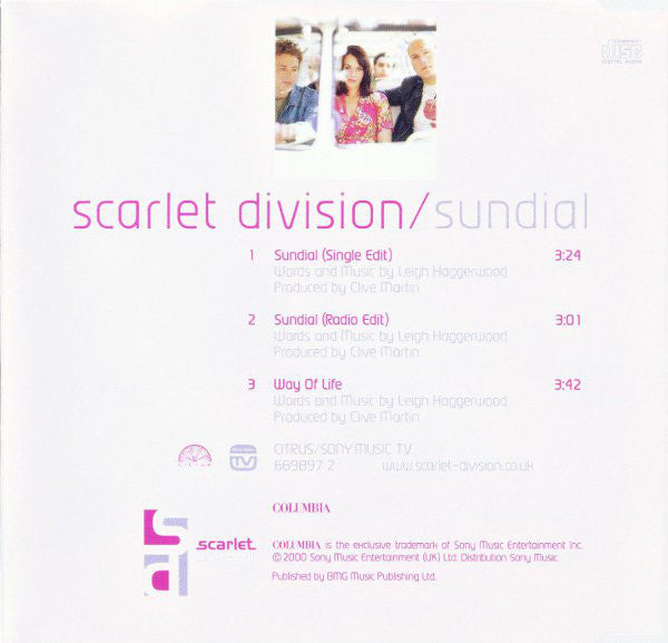 Scarlet Division : Sundial (CD, Maxi)