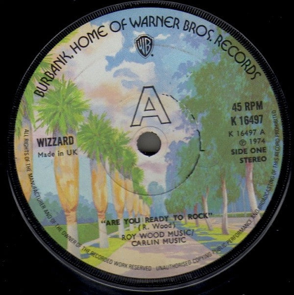 Wizzard (2) : Are You Ready To Rock (7", Sol)