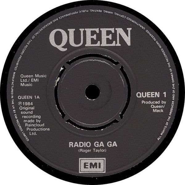 Queen : Radio Ga Ga (7", Single, Pus)
