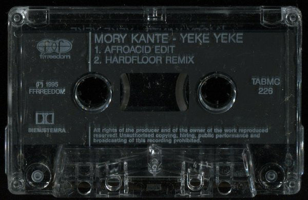 Mory Kanté : Yeke Yeke (Cass, Single, Sli)