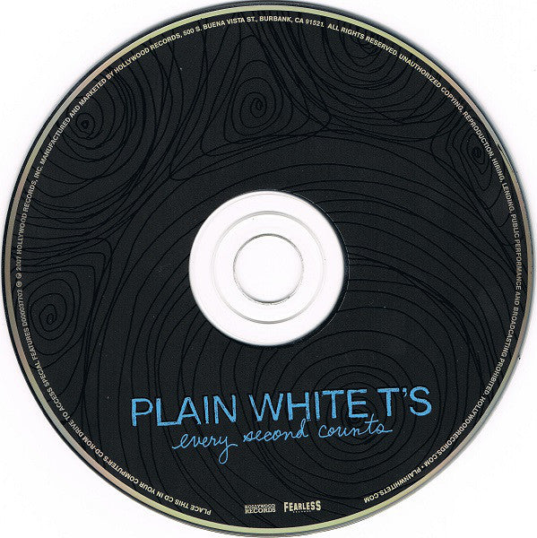 Plain White T's : Every Second Counts (CD, Album)