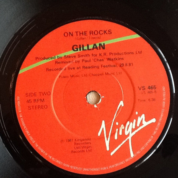 Gillan : Restless (7", Single, Ltd, Pos)