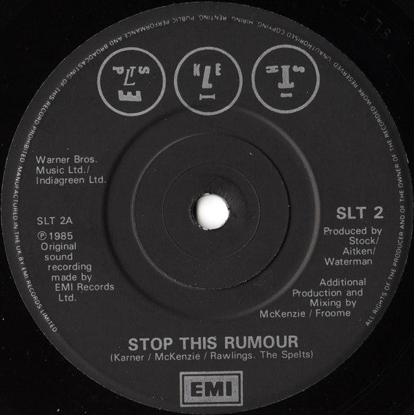 Spelt Like This : Stop This Rumour (7", Single)