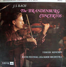 J.S. Bach*, Yehudi Menuhin, Bath Festival Chamber Orchestra : The Brandenburg Concertos (2xLP, RE)