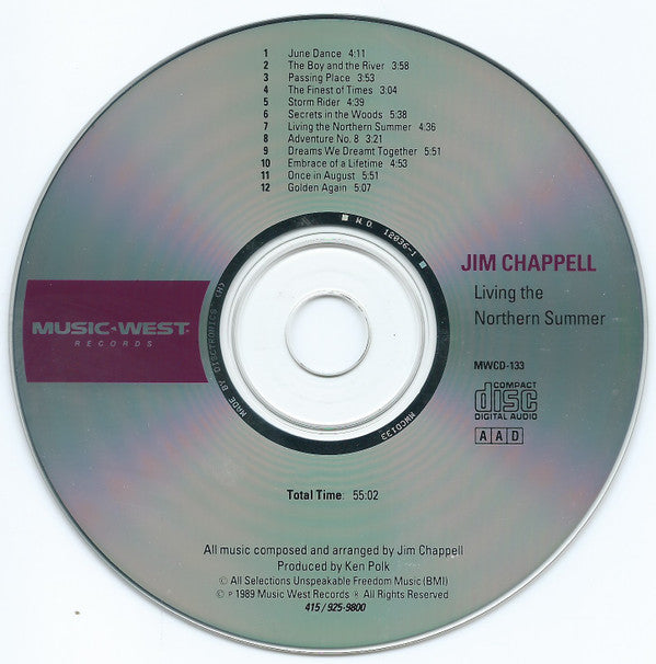 Jim Chappell : Living The Northern Summer (CD)