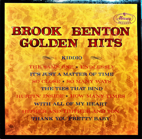 Brook Benton : Golden Hits (LP, Comp)