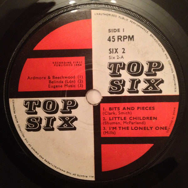 Unknown Artist : Top Six No. 2 (7", EP)