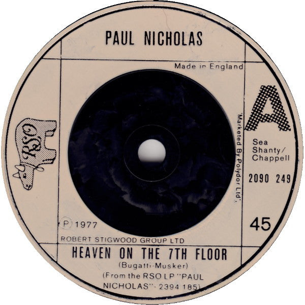 Paul Nicholas : Heaven On The 7th Floor (7")