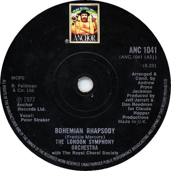 The London Symphony Orchestra With The Royal Choral Society : Bohemian Rhapsody (7", Single)