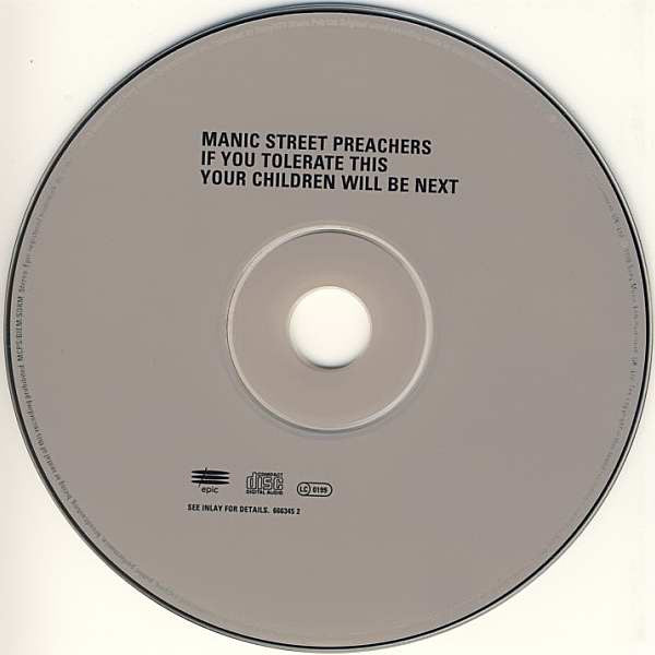 Manic Street Preachers : If You Tolerate This Your Children Will Be Next (CD, Single)