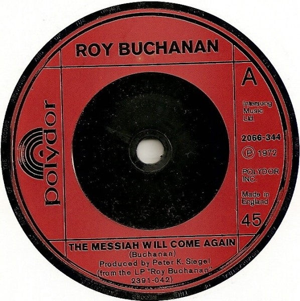 Roy Buchanan : The Messiah Will Come Again (7")