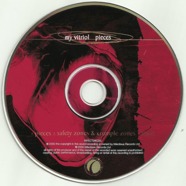 My Vitriol : Pieces (CD, Single, CD1)