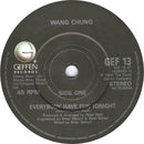 Wang Chung : Everybody Have Fun Tonight (7", Single)