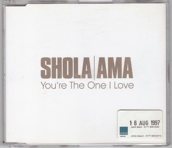Shola Ama : You're The One I Love (CD, Single, Promo)