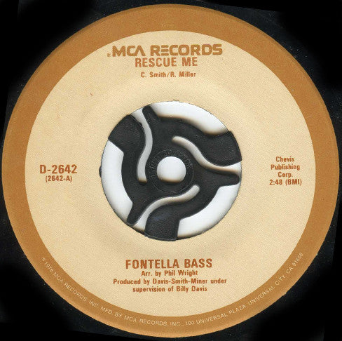 Fontella Bass : Rescue Me (7", RE)