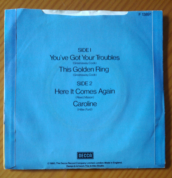 The Fortunes : You've Got Your Troubles (7", EP)