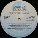 Barbara Dickson : The Right Moment (LP)