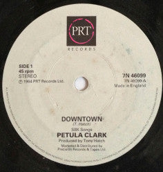Petula Clark : Downtown (7", Single, RE, RP, Gre)