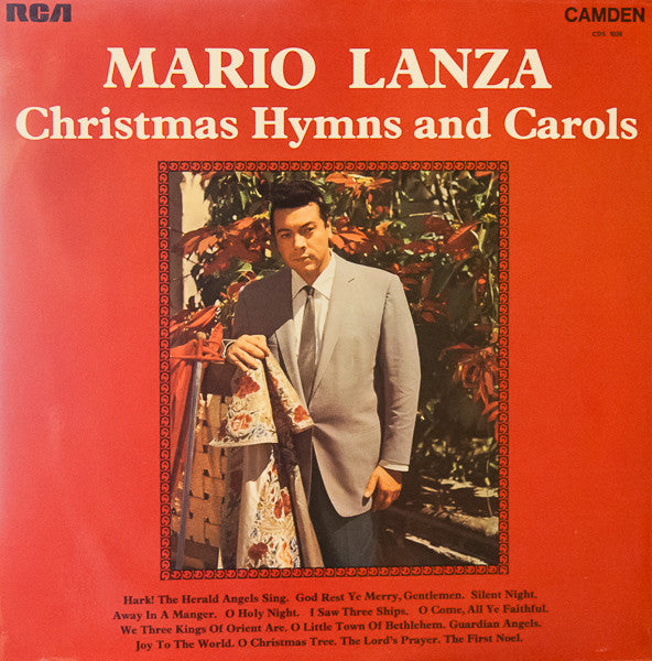 Mario Lanza : Christmas Hymns And Carols (LP, RE)