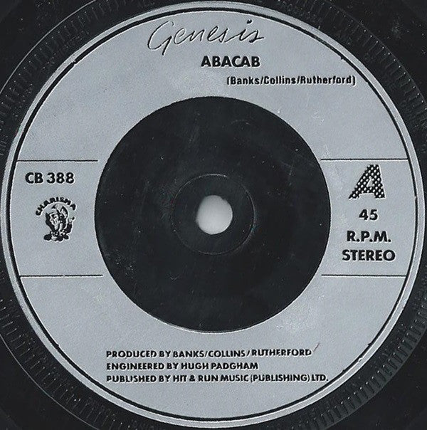 Genesis : Abacab (7", Single, Sil)