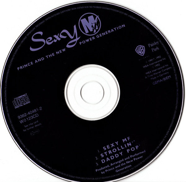 Prince And The New Power Generation : Sexy MF (CD, Single)