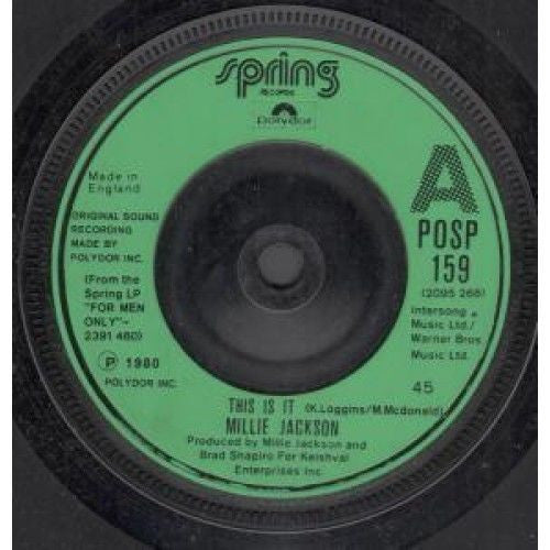 Millie Jackson : This Is It (7")