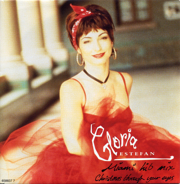 Gloria Estefan : Miami Hit Mix / Christmas Through Your Eyes (7", Single)