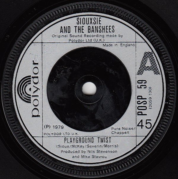 Siouxsie & The Banshees : Playground Twist (7", Single, Sil)