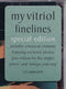 My Vitriol : Finelines (CD, Album, Enh)