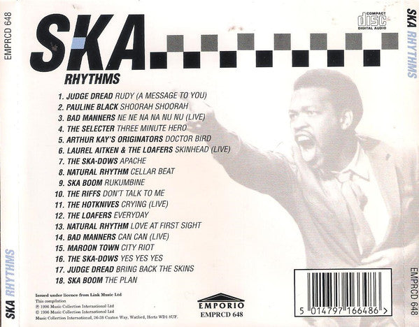 Various : Ska Rhythms - 18 Ska Classics! (CD, Comp)