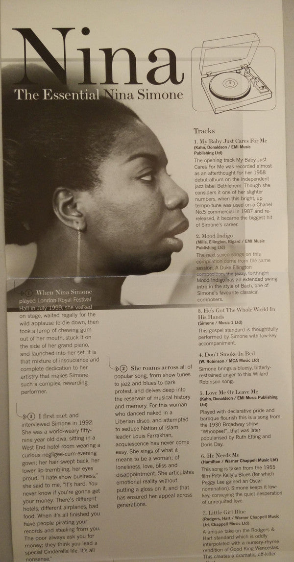 Nina Simone : Nina - The Essential Nina Simone (CD, Comp)